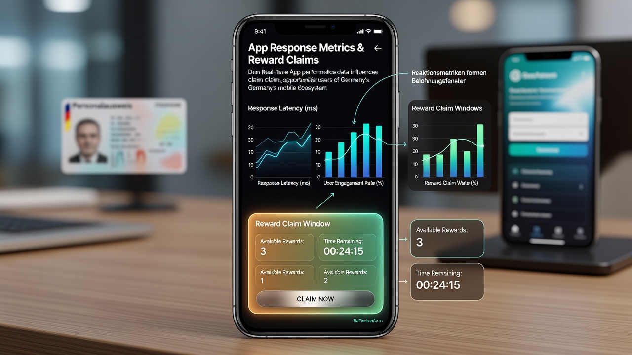 Datenanalyse zu App-Metriken und Belohnungsansprüchen