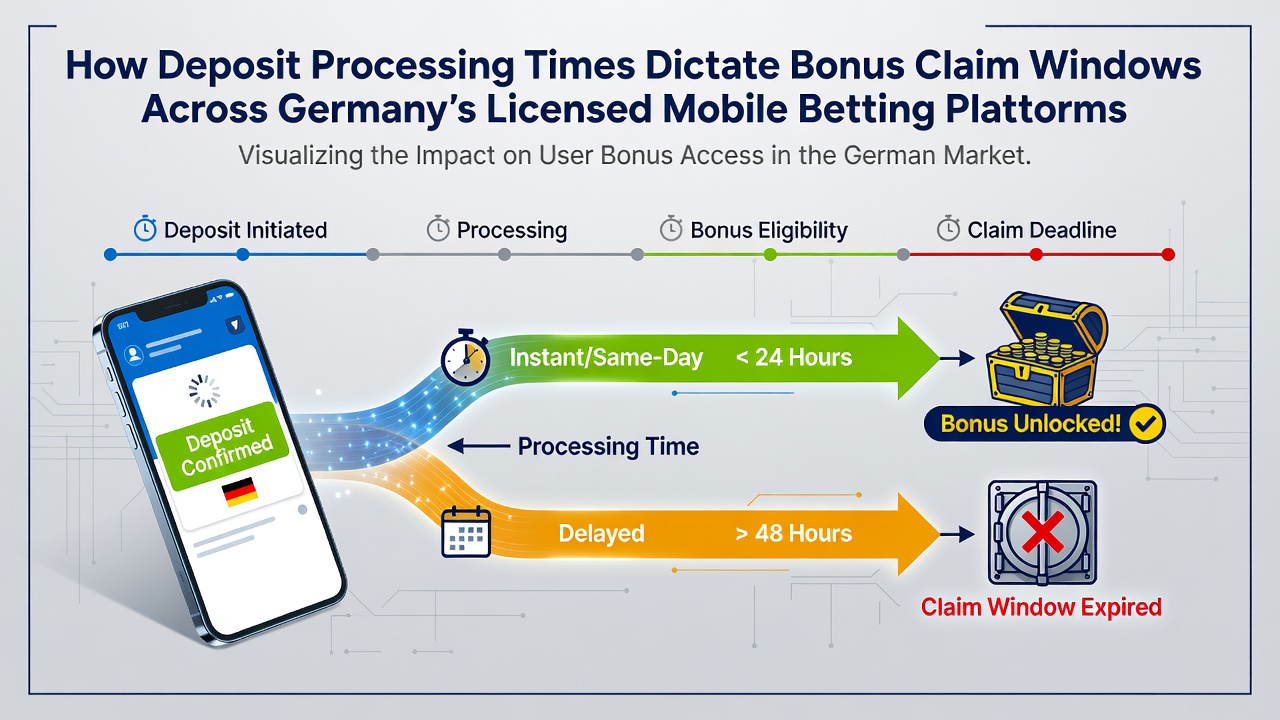 Bonusanspruchsfenster und Einzahlungsgeschwindigkeit auf deutschen Wett-Apps