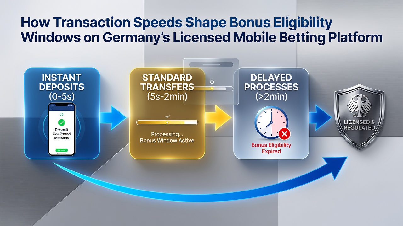 Einfluss von Transaktionsgeschwindigkeiten auf Bonusfenster in deutschen Sportwetten-Apps