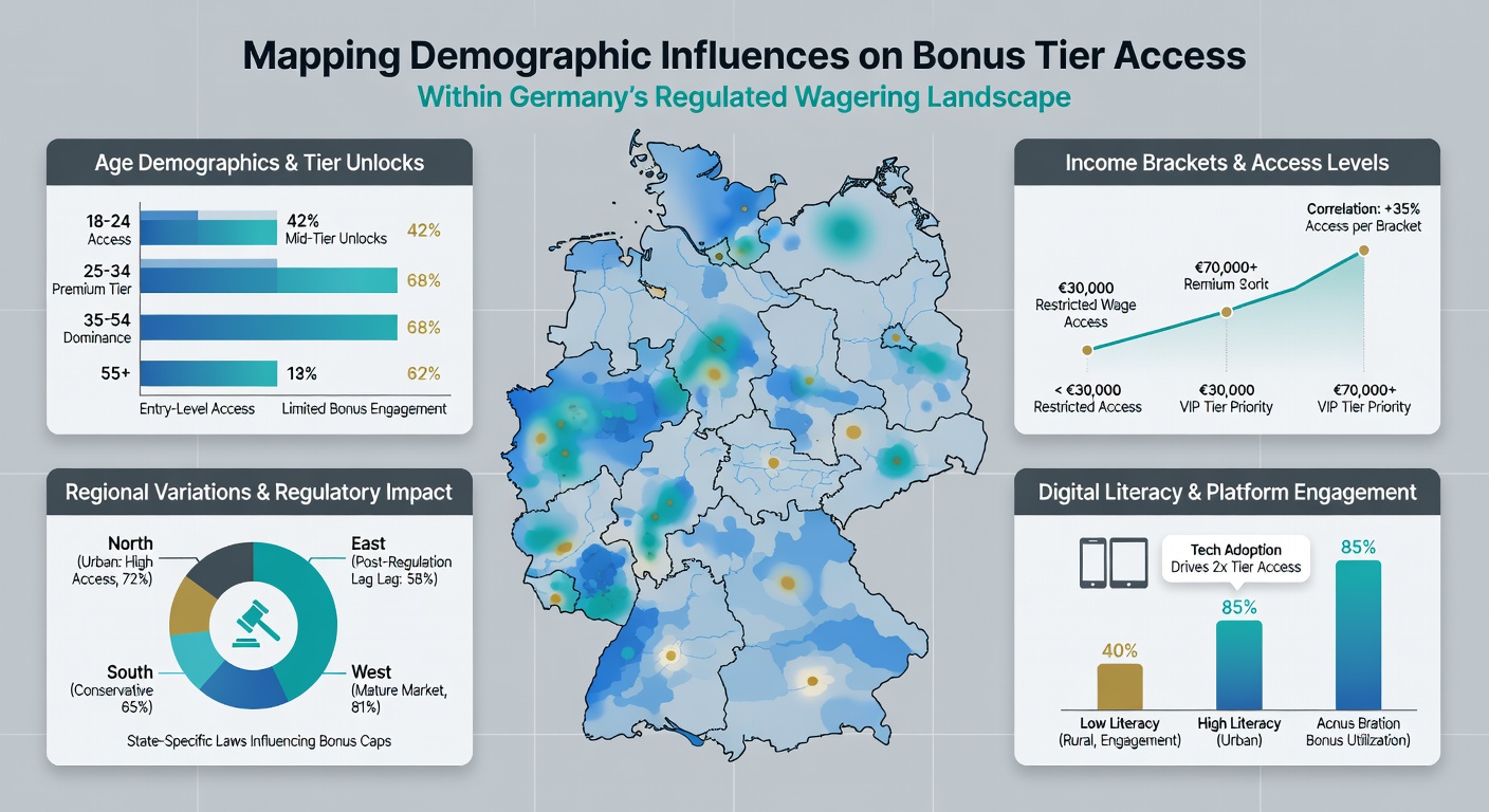 Diagramm zu Einkommens- und Altersgruppen im Zusammenhang mit Bonus-Tiers