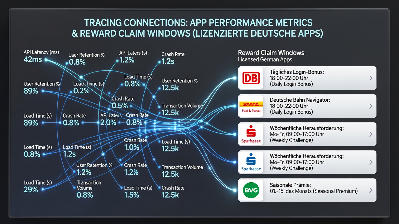Grafik mit Performance-Daten und Belohnungsfenstern aus deutschen Wett-Apps im Jahr 2026